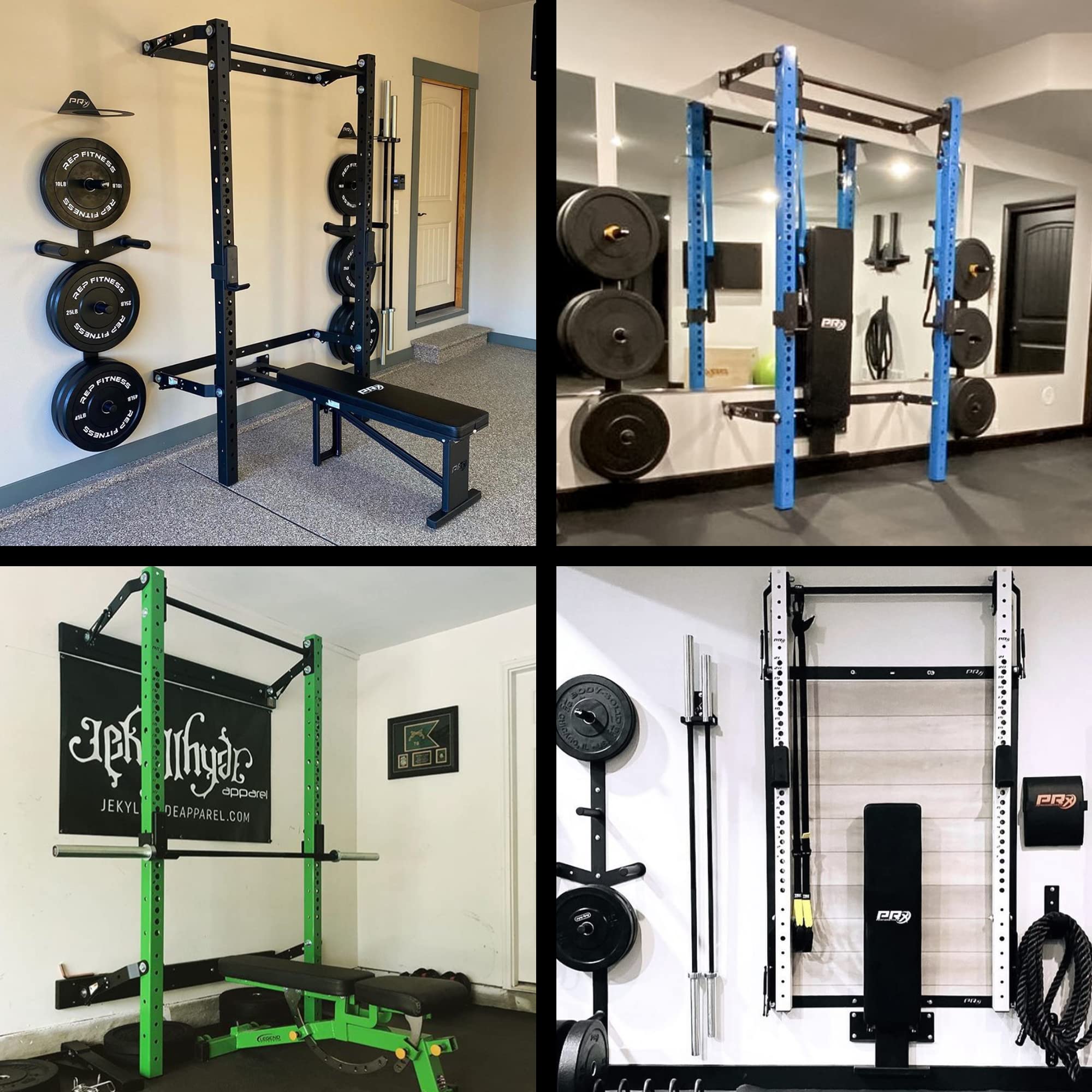 Shark Tank Weight Rack Profile Pro Folding Squat Rack 3x3 With