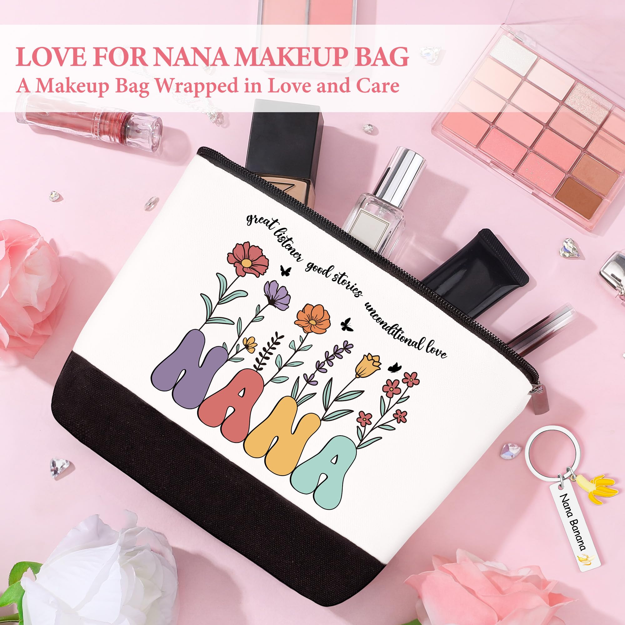 Nana Gifts from Grandkids Nana Birthday Gifts for Women Best Nanas Ever Gift Set from Granddaughter Personalized Great Nanas Favorite Presents Merch Stuff for Happy Birthday Christmas with 16oz Cup