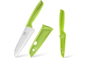 3-Piece Kitchen Knife Set with Sheath