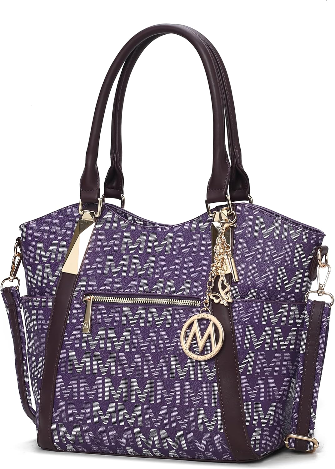 MKF Collection Tote Bag for Women Vegan Leather Shoulder Bag  Top-Handle Purse, Ladies Handbag by Mia K