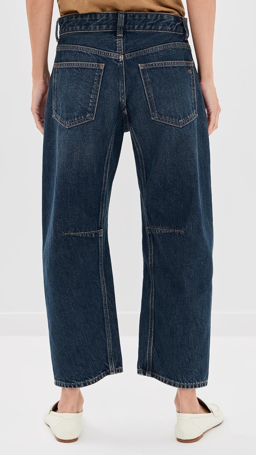 Madewell Women's Petite Darted Barrel Leg Jeans - Image 4