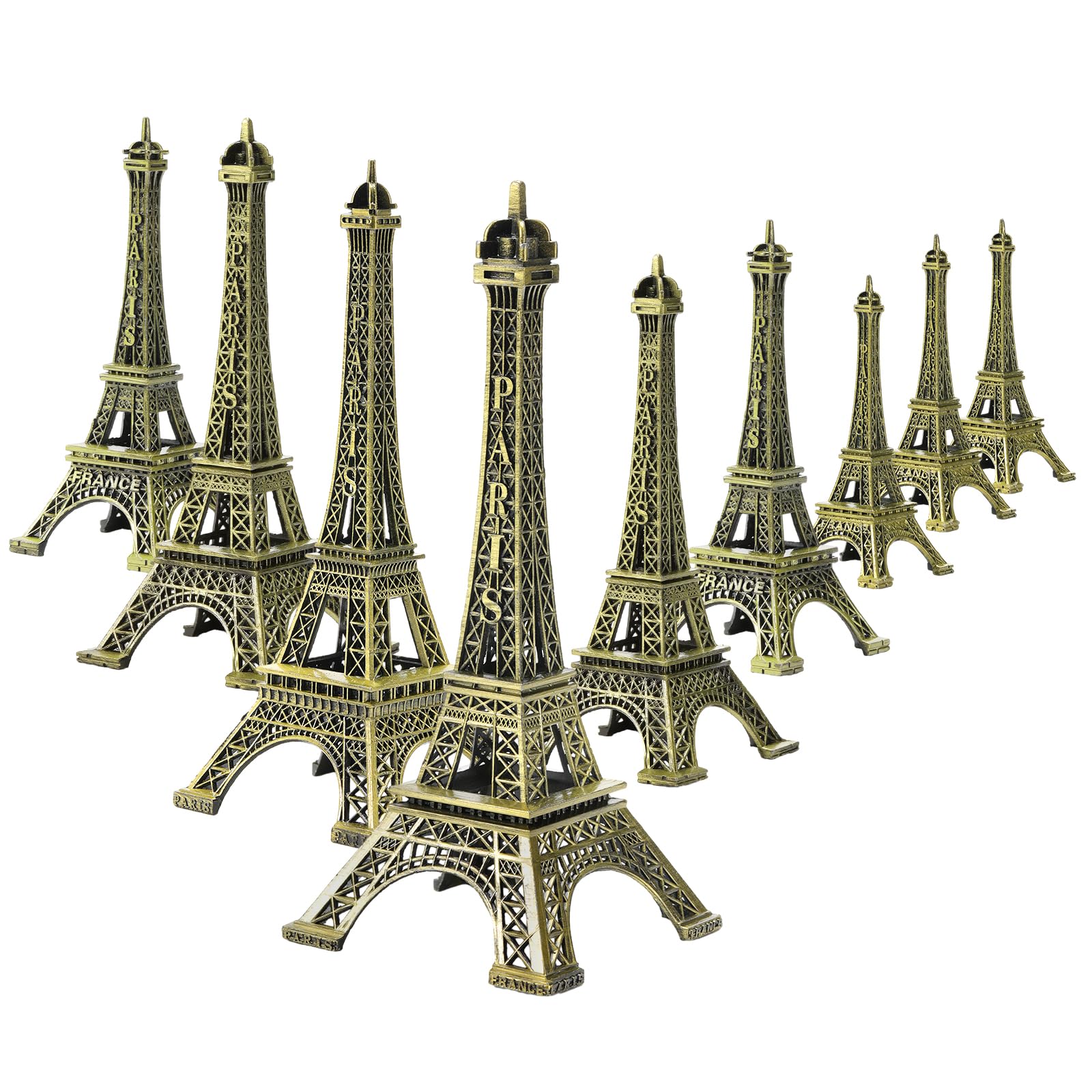 Statues décoratives en métal DerBlue pour centre de table et fêtes