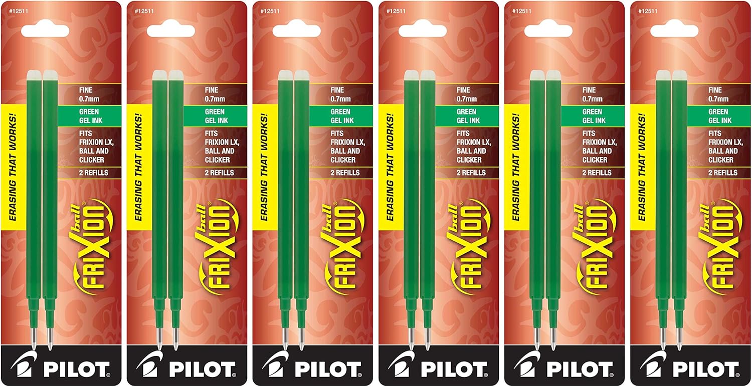 Pilot FriXion Ball Gel Ink Refills, Fine Point, 0.7mm