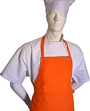 Tangy Orange Color Apron for Teens From CHEFSKIN