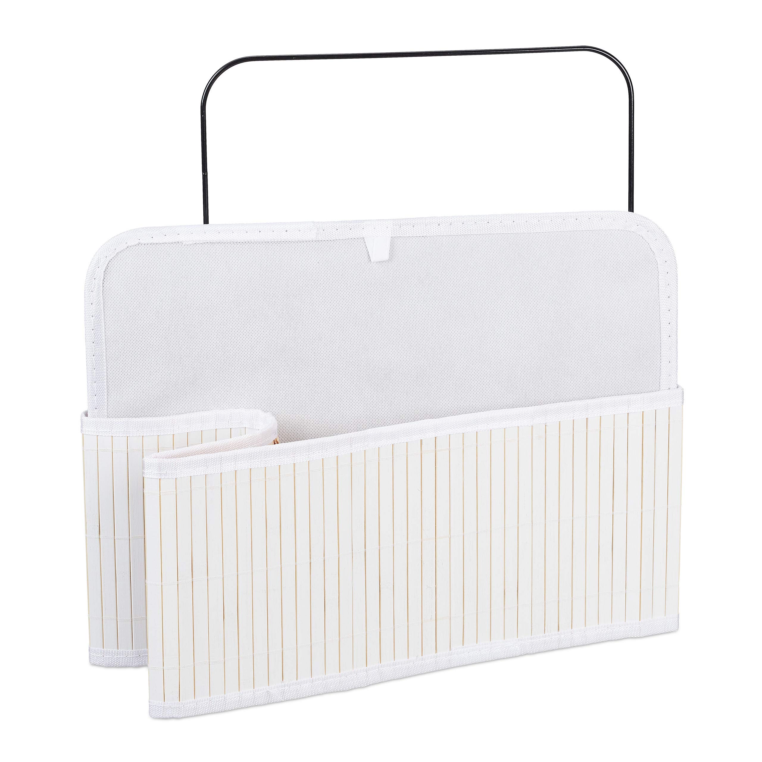 Relaxdays 3 paniers de rangement, trois tailles différentes, aspect tressé, eichhornia, pour salle bain, natures - Maison