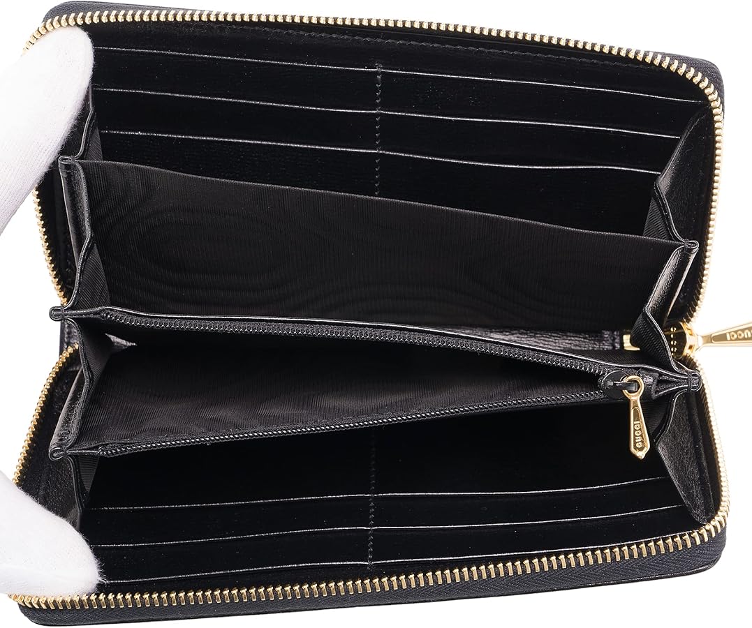 トラバス✨極美品　レシートあり✨グッチ　長財布　ラウンドファスナー GUCCI / グッチ | UFO & ドラゴン / レザー ラウンドファスナー