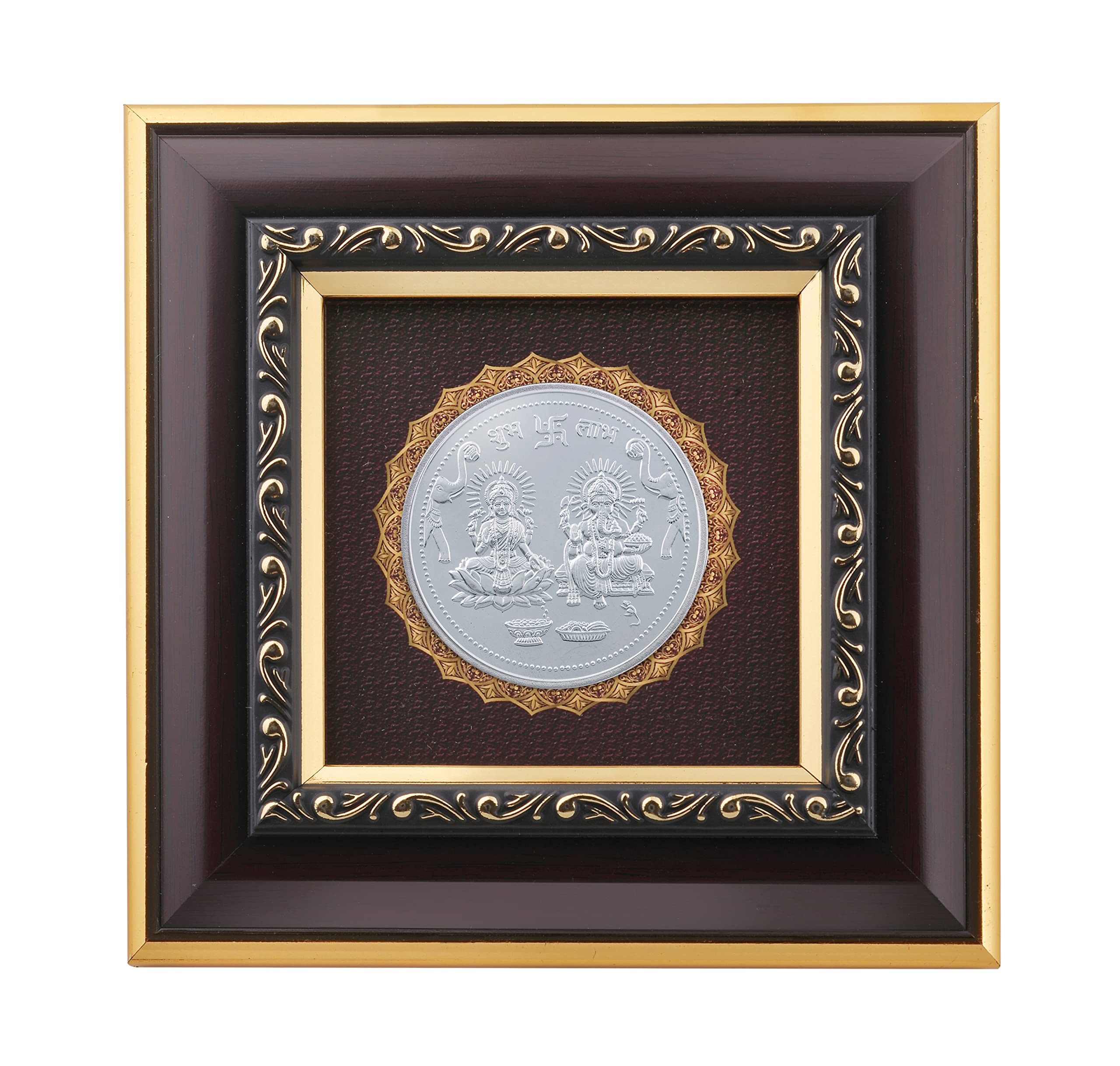 Bangalore Refinery 5 Gram Silver Foil Coin Frame - Ganesh + Lakshmi (B0BS6DMBNS) Amazon Price History, Amazon Price Tracker