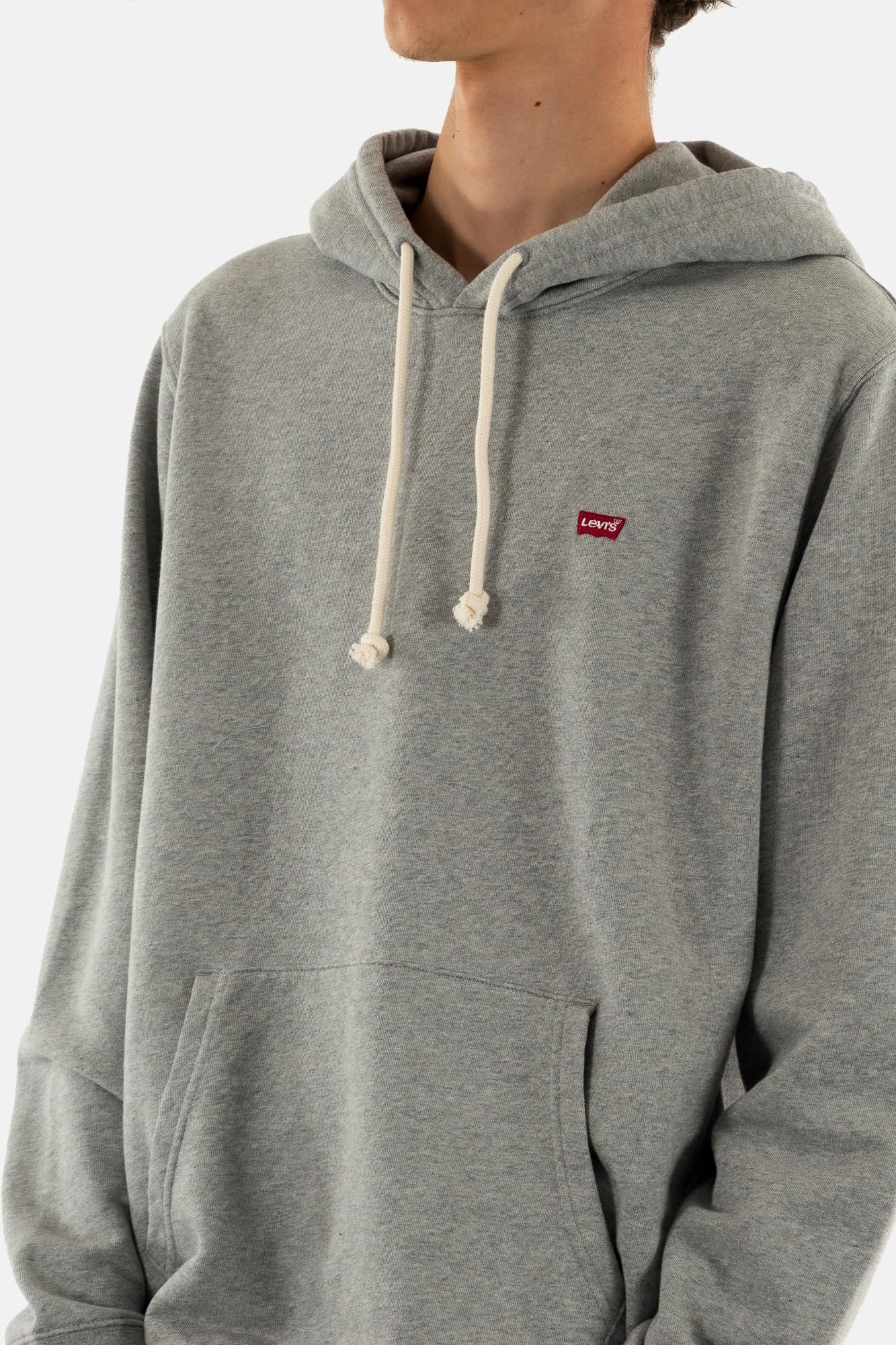 Levi's Bluza męska z kapturem, Średni odcień szary wrzos, M