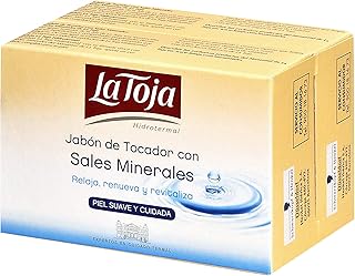 La Toja Jabón de Manos Hidrotermal - Relaja, renueva y revitaliza con la fragancia exclusiva de La Toja - 1 pack de 2 past...