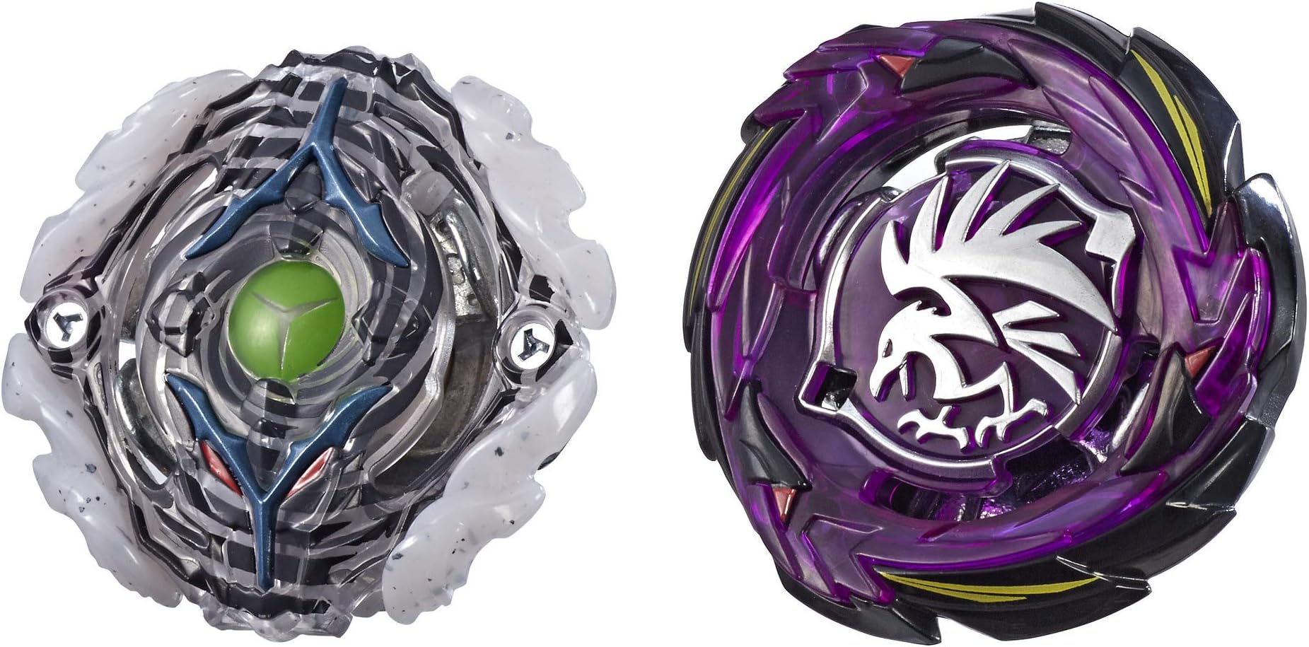 Burst Turbo Slingshock Dual Pack Morrigna M4 & Tornado-X Yegdrion Y4-2 Right-Spin Battling Tops, Age 8+