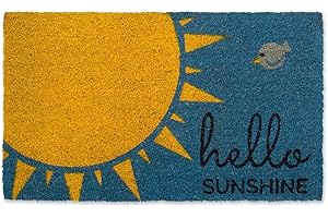 DII Come As You Are Durable Natural Coir Doormat