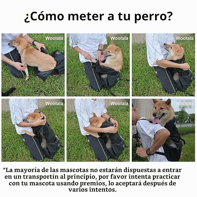 Foto 8 de 8 de Woolala Mochila ligera para transportar mascotas para perros pequeños y medianos