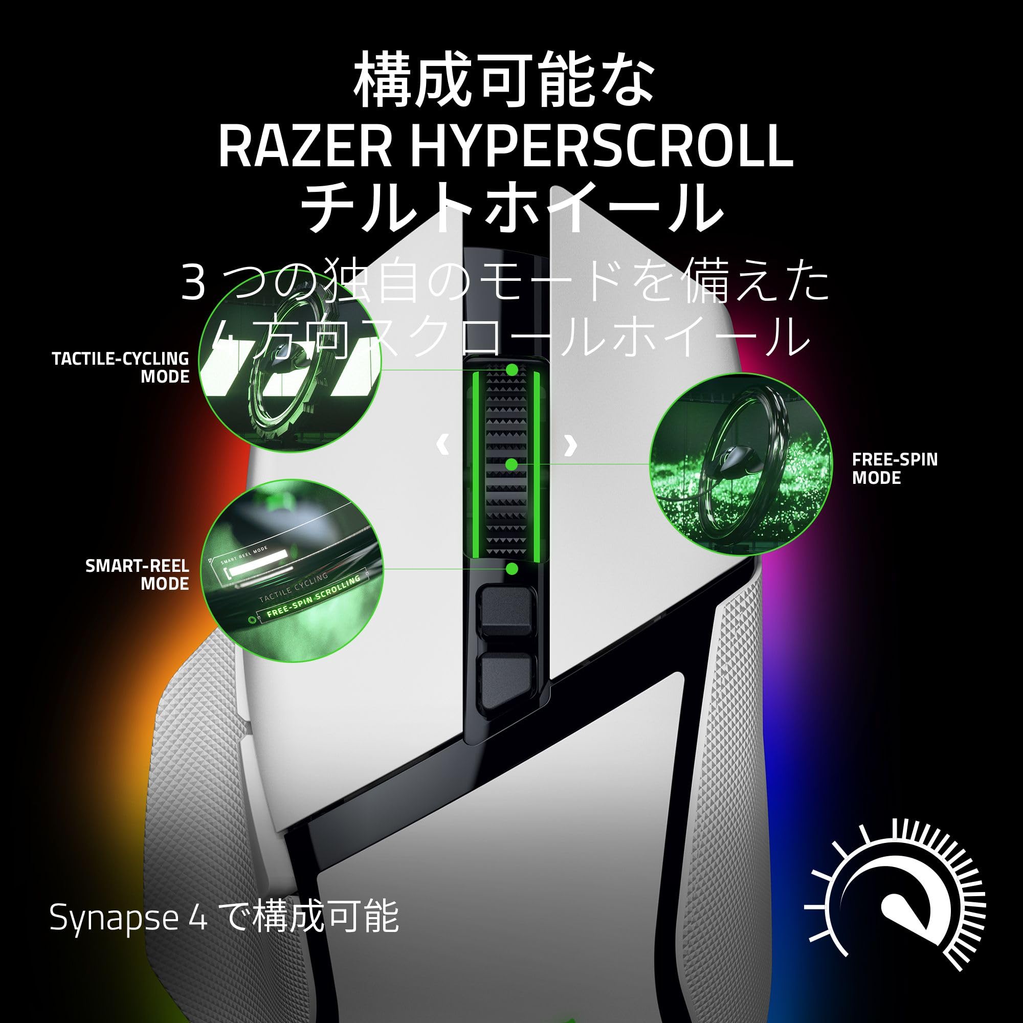 Amazon.co.jp: Razer レイザー Basilisk V3 Pro 35K (White Edition 