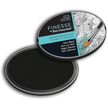 Spectrum Noir Finesse (Noir Black) Water Proof Ink Pad