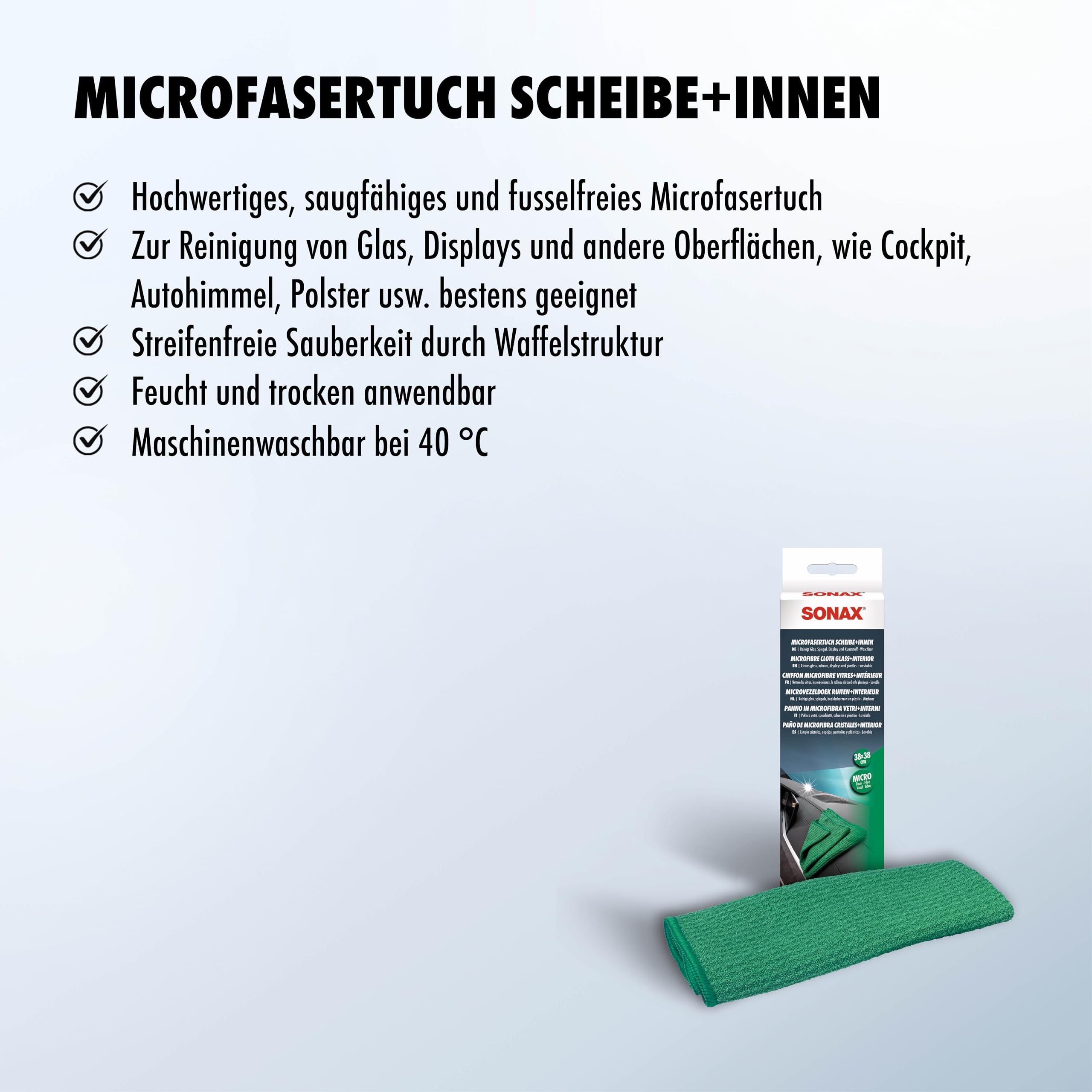 SONAX InnenraumPflegeset | Zur kompletten Reinigung und Pflege des Fahrzeuginnenraums.