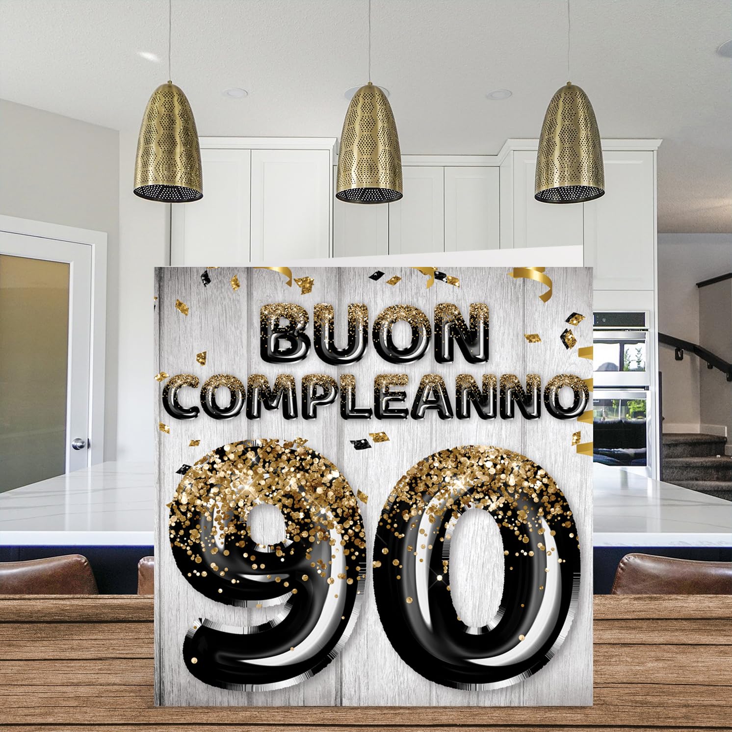 Stuff4 90° Biglietto Auguri Compleanno per Uomo Donne - Potrebbe Andar Peggio - Cartoline di Buon Compleanno per 90 Anni Bisnonna Bisnonno Nonna Nonno, 145mm Novanta Compleanno