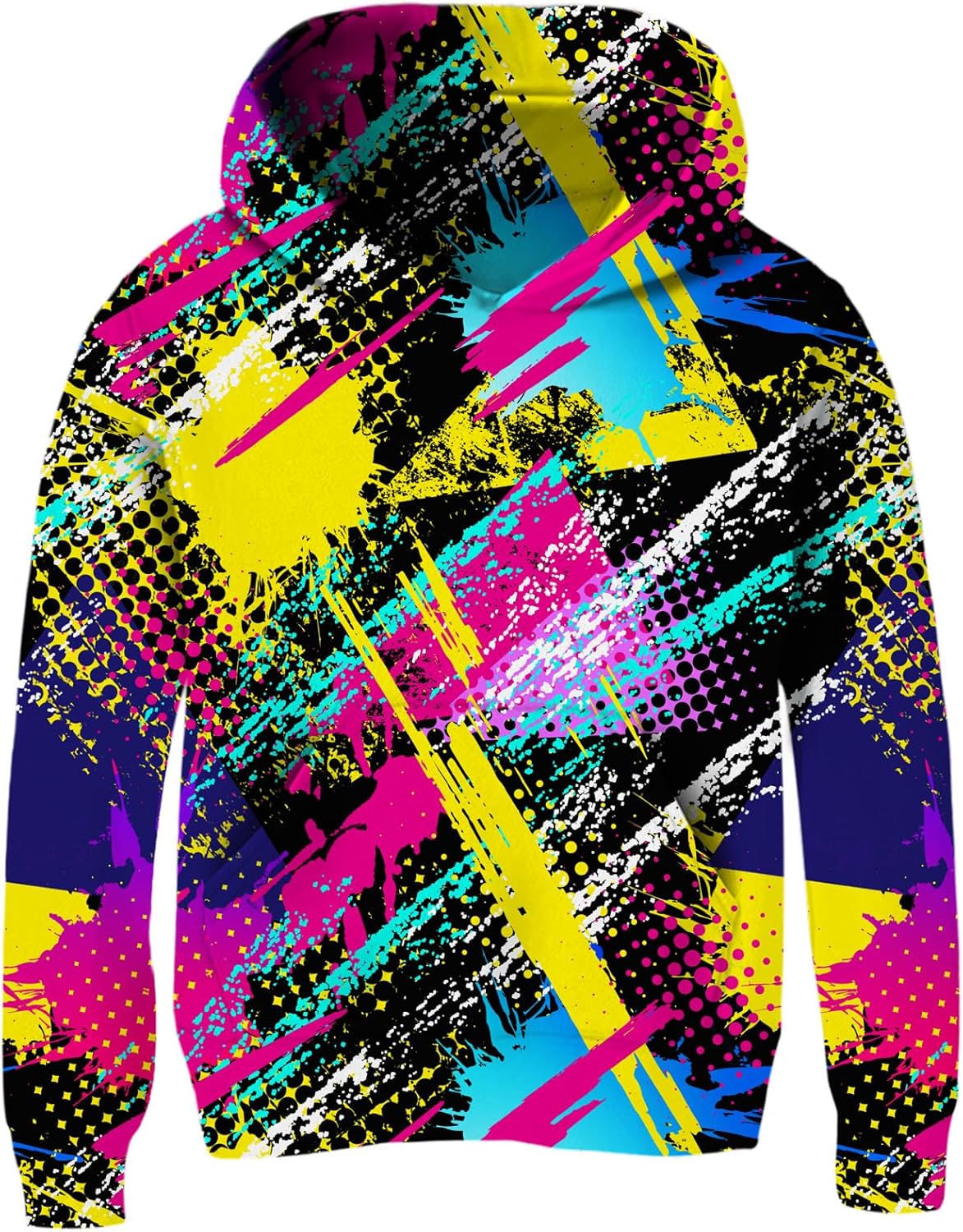 uideazone Hoodies for Boys Girls 3D Printed Hooded Sweatshirts Long Sleeve Pullover Hoody with Pocket 3-16Y