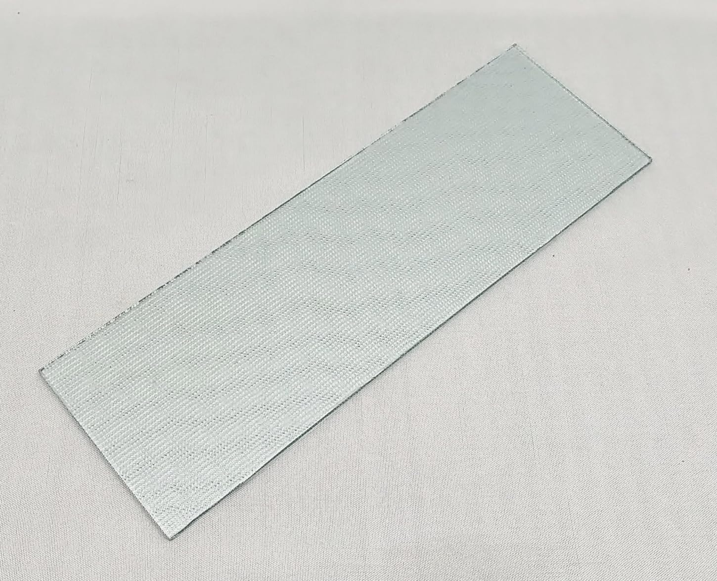 WB36X10293 Microwave Oven Lamp Cover - New - 8 1/2" x 2 3/4" - Genuine OEM - Glass Lens Only - R7-G12A - EA260129