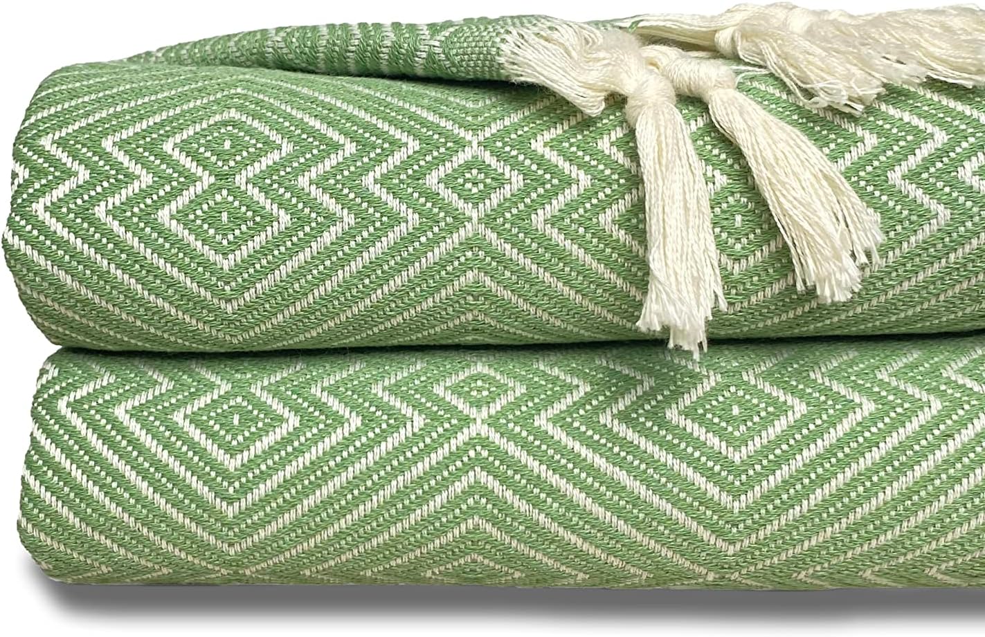 Wellstil Kaira King Size Cotton Blanket • Vintage Turkish