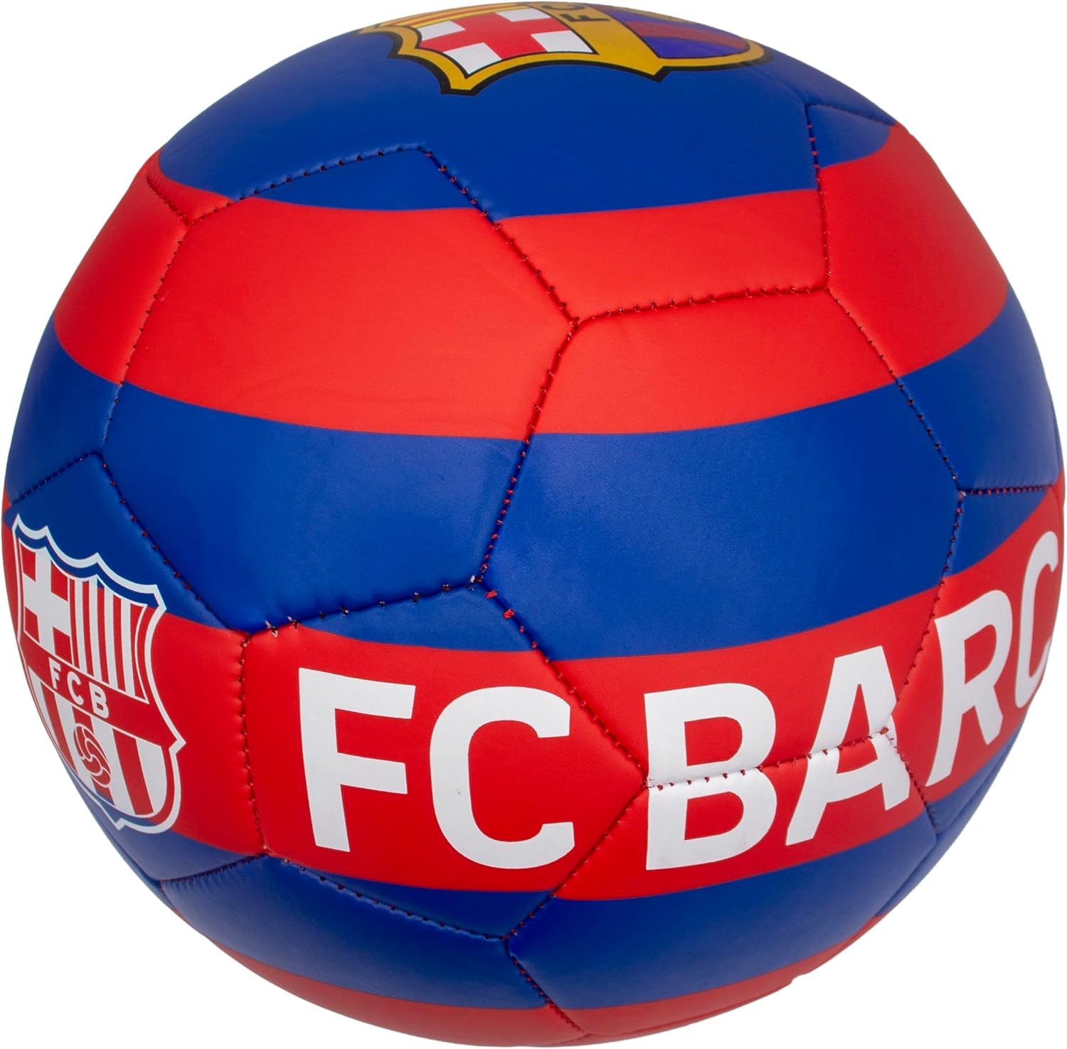 Maccabi Art Officially Licensed FC Barcelona Soccer Ball Size 5 – Barca Training Football, Durable Panels, Team Crest Logo, Indoor/Outdoor