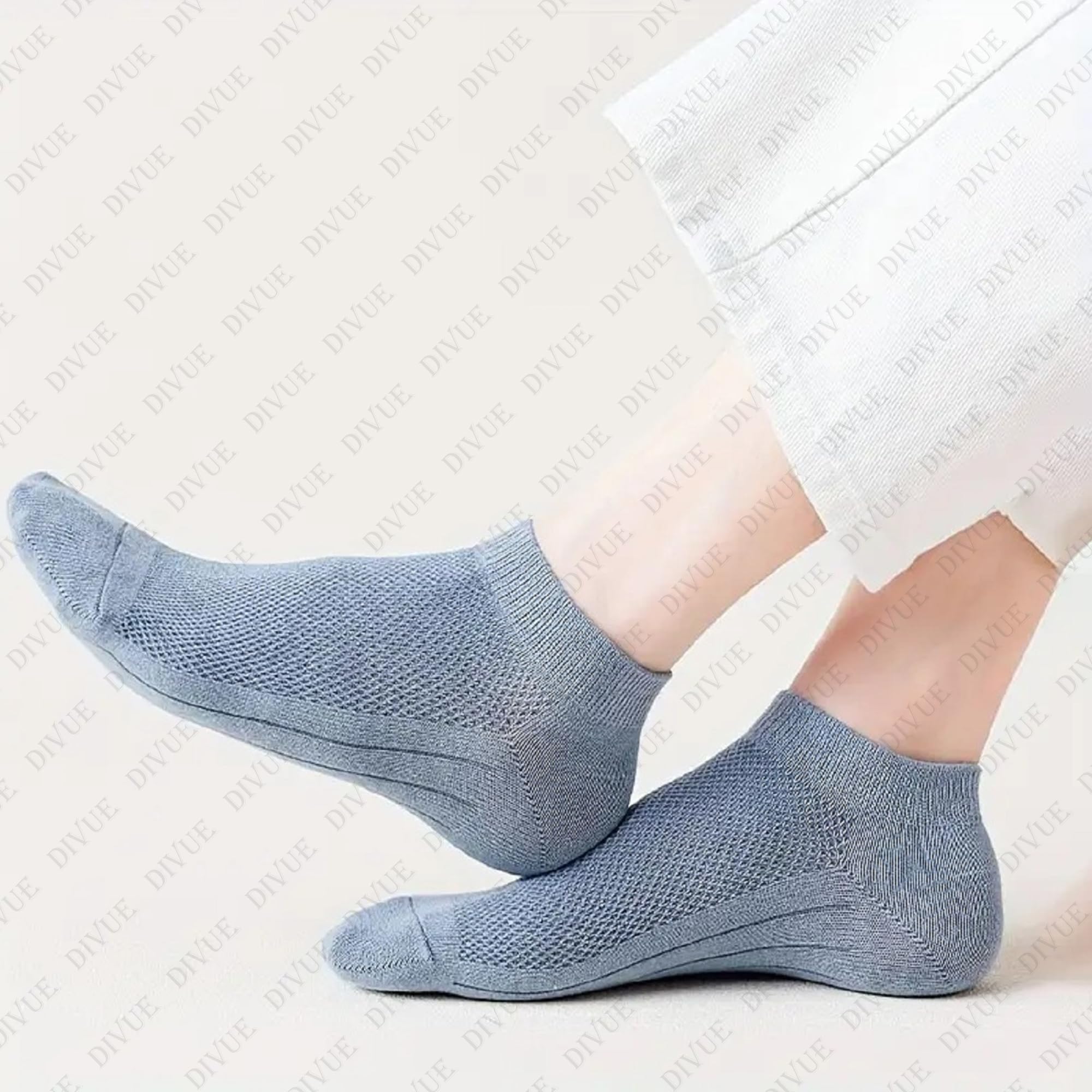 DIVUE Ankle Length Socks For Men And Women Free Size Pack of 6 | Made With Cotton Breathable, Anti Odour & Moisture Absorbent Combed cotton unisex Cute Multicolor design (Multi Color) - Image 7 thumbnail