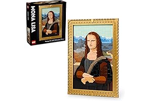 Build and Display Art Mona Lisa LEGO Painting