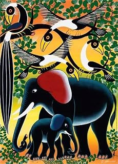 Elephant Family Tinga Tinga Jigsaw Puzzle 1000 Piece