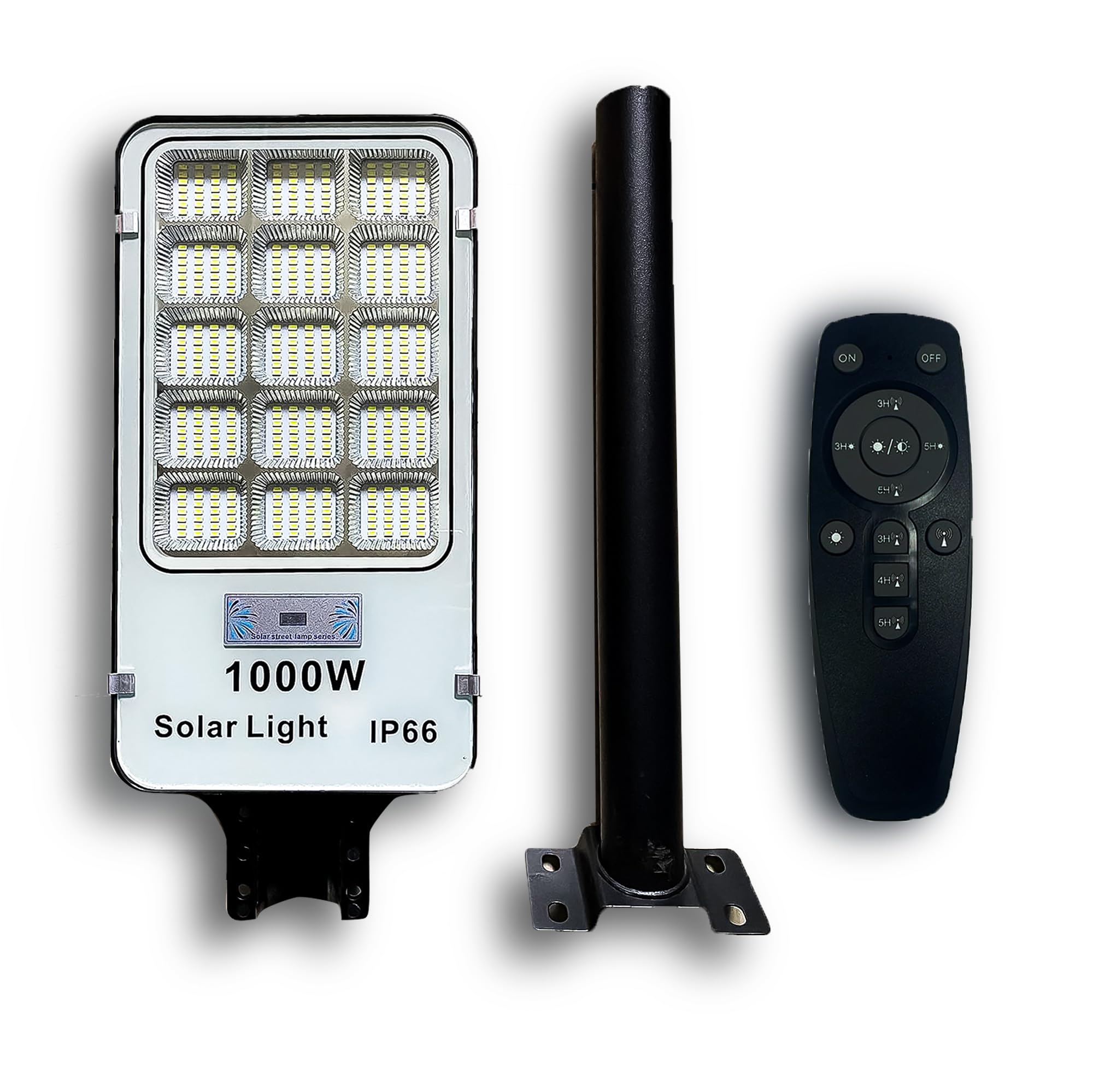 Lampione Solare Esterno 1000W - 420 LED, Sensore Movimento, Telecomando, IP66 - Foto 6
