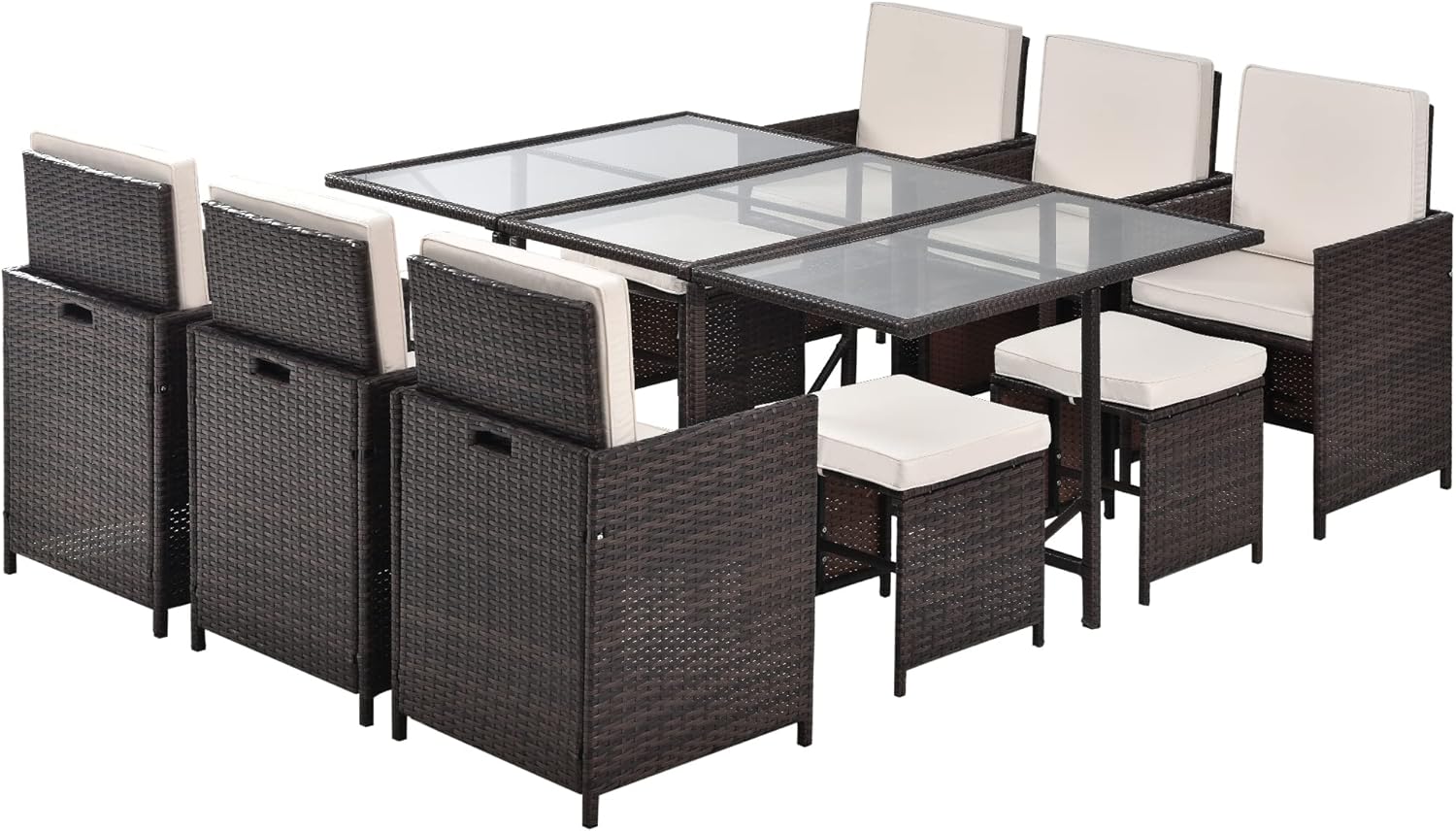 Royard Oaktree Patio Dining Set 11Piece Outdoor Space