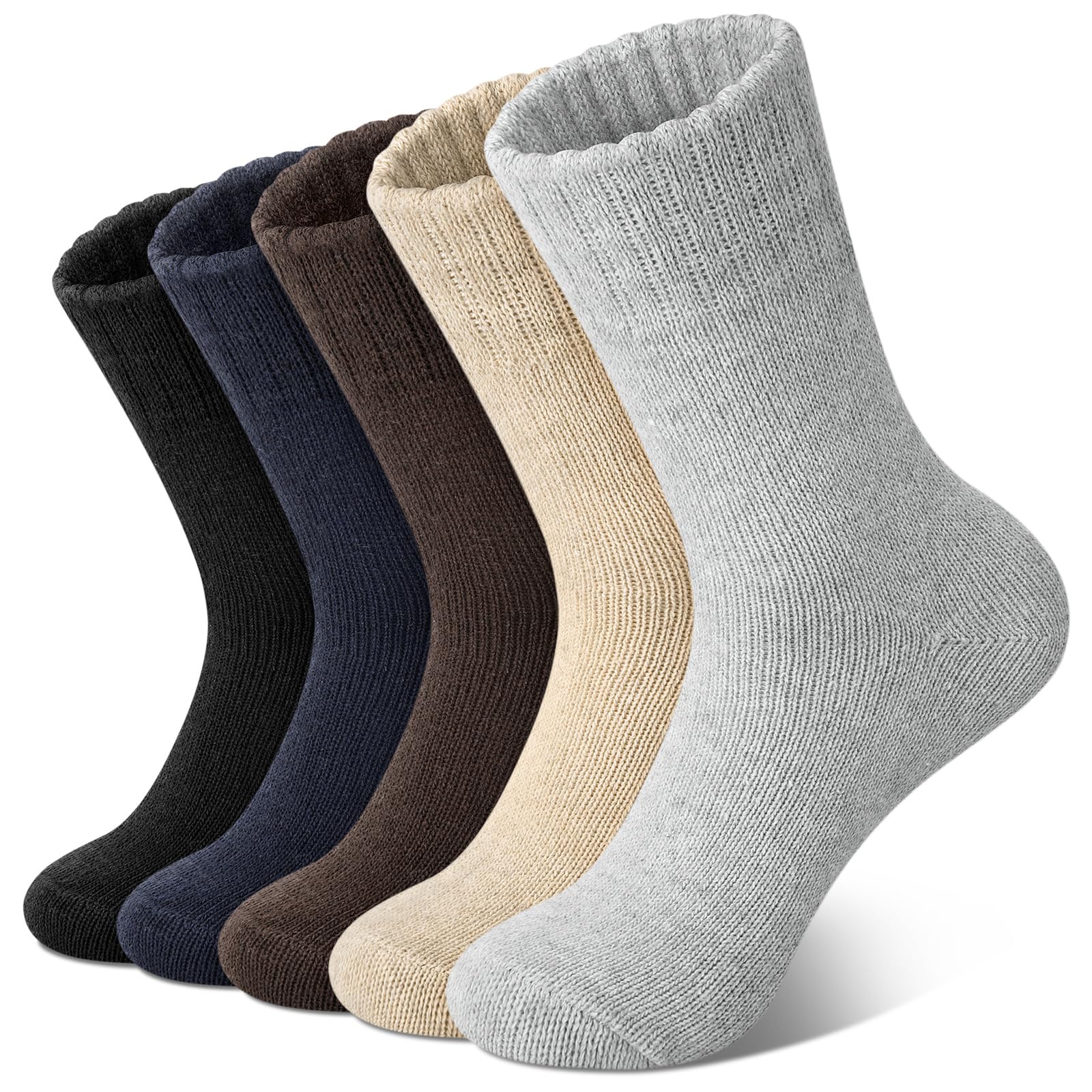 Loritta Wool Socks for Women, Winter Warm Hiking Boot Socks Gifts