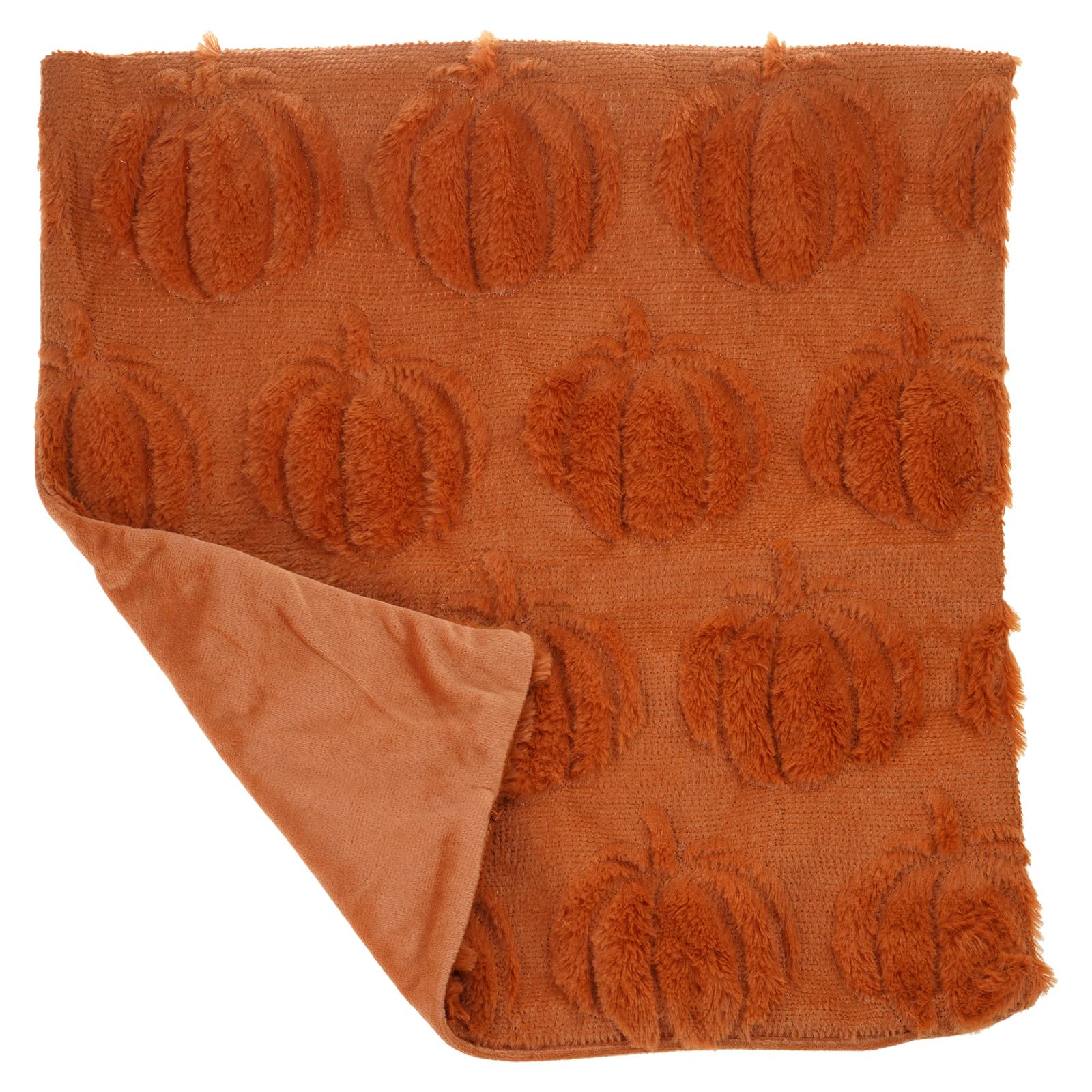 Woedpez Autumn Plush Throw Pillow Cover 45x45cm Farmhouse Accent Rusts Red Seasonal Sofa Bedding Decor Pumpkin Fall Decorative Throw Pillow Cover