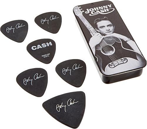 Jim Dunlop JCPT01M Johnny Cash Memphis Gitarrenplektrum  Medium  Dose