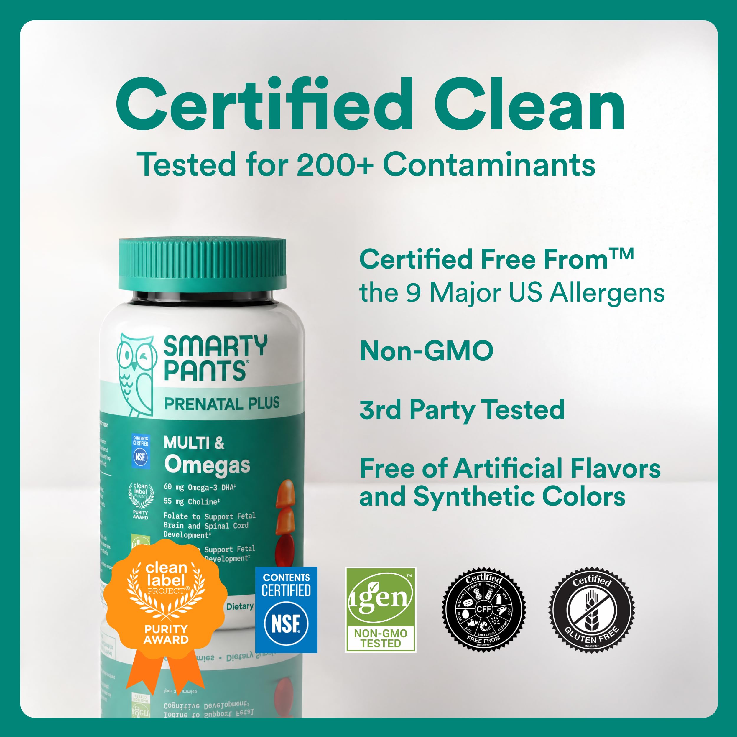 SmartyPants Prenatal Multivitamin Gummies, Vitamin D & C, Omega 3, 90 Ct — Amazon image 8