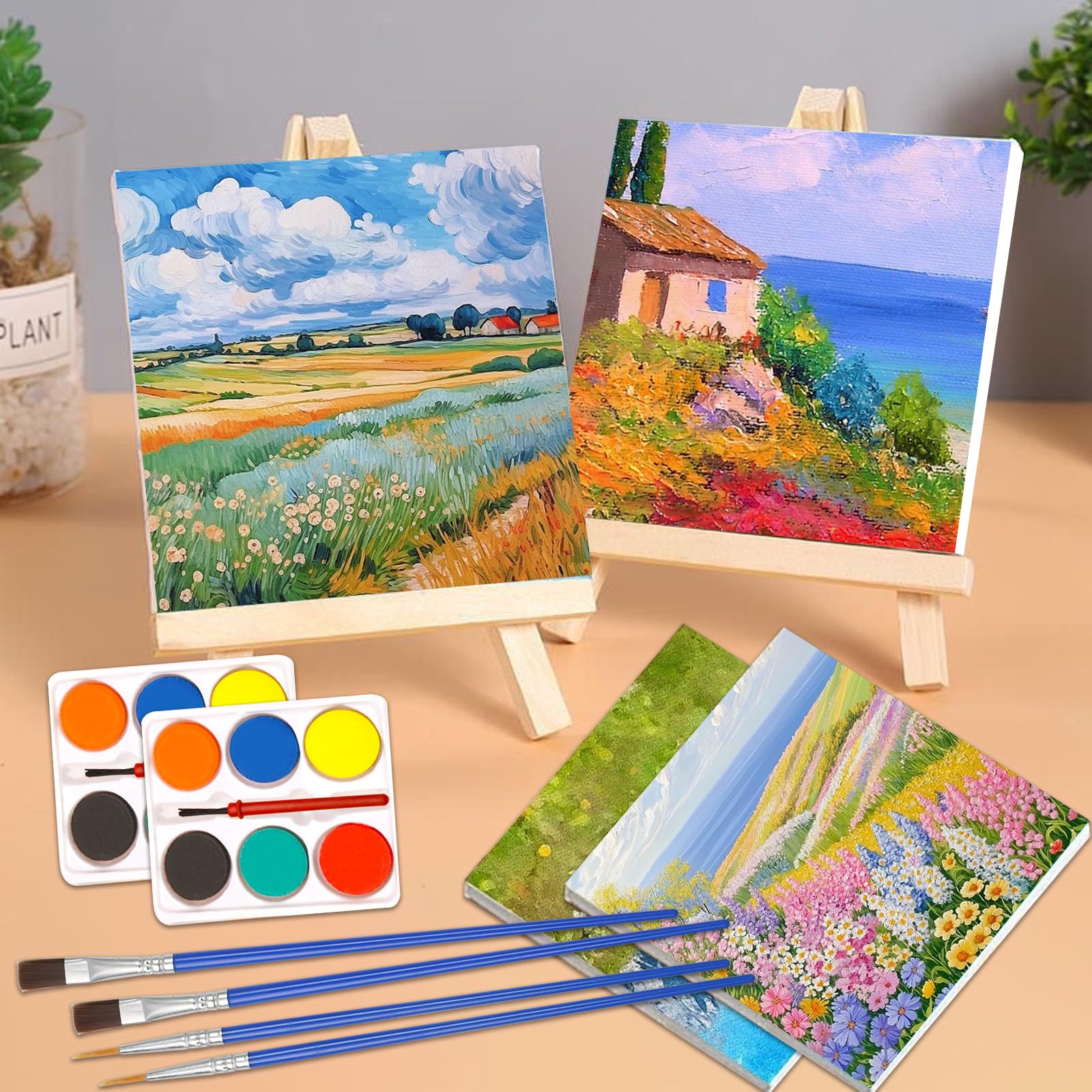 10 Stück Mini-Staffeleien Aus Acryl – Transparent, 5,2 X 1,5 Cm, Für Karten & Fotos