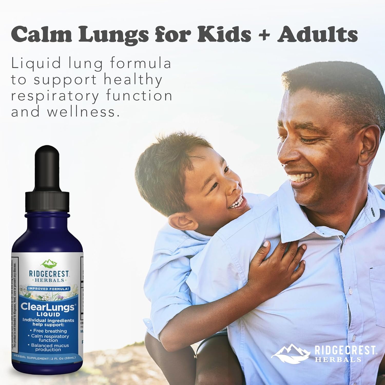 Ridgecrest Herbals ClearLungs Liquid Herbal Supplement, Orange Flavor Alcohol Free for Adults and Kids, Natural Lung and Nasal Wellness Formula for Bronchial and Mucus Support (2 fl oz, 29 Servings) - Image 6