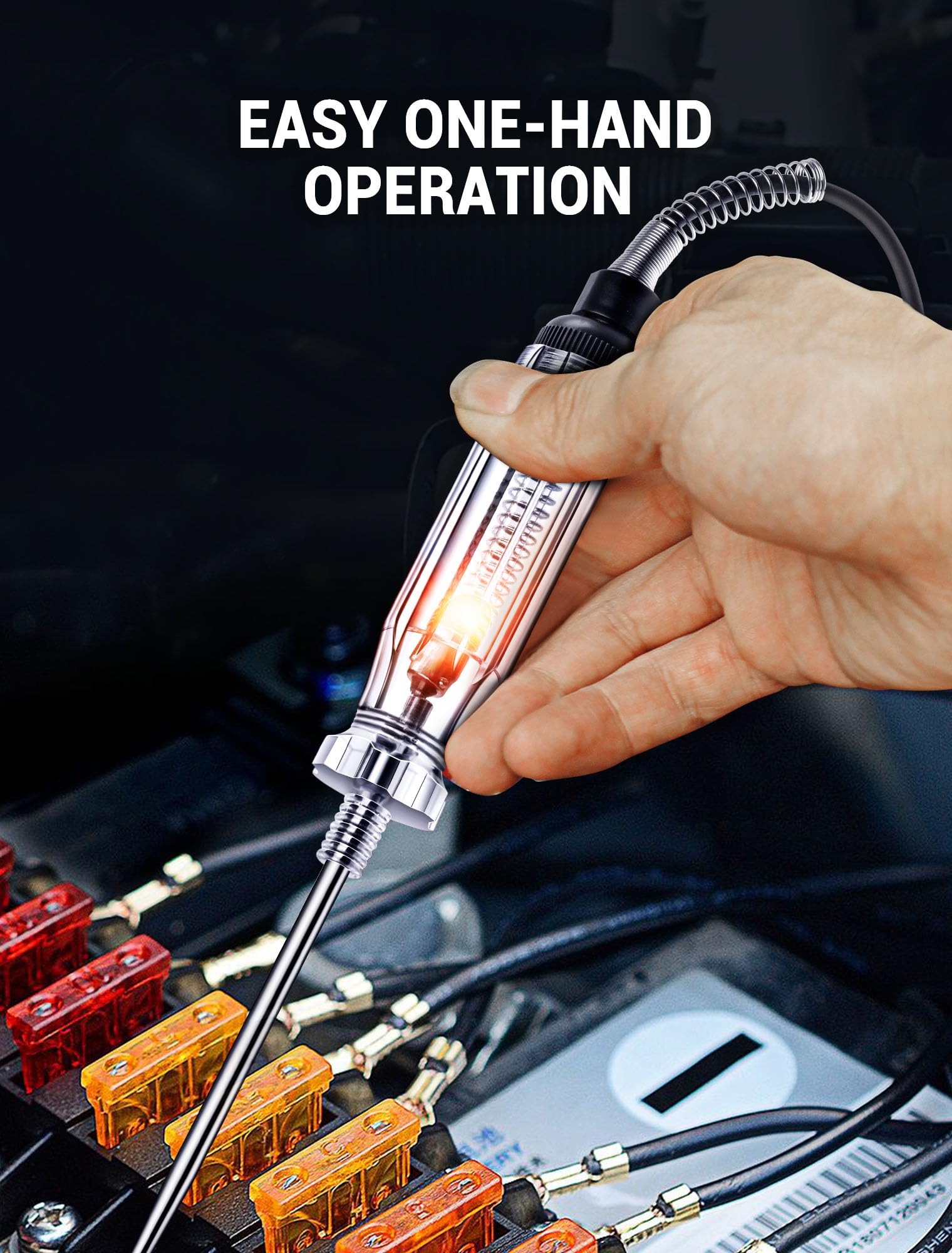 Snapklik.com : Heavy Duty Automotive Circuit Tester, Premium 6-24V Test ...