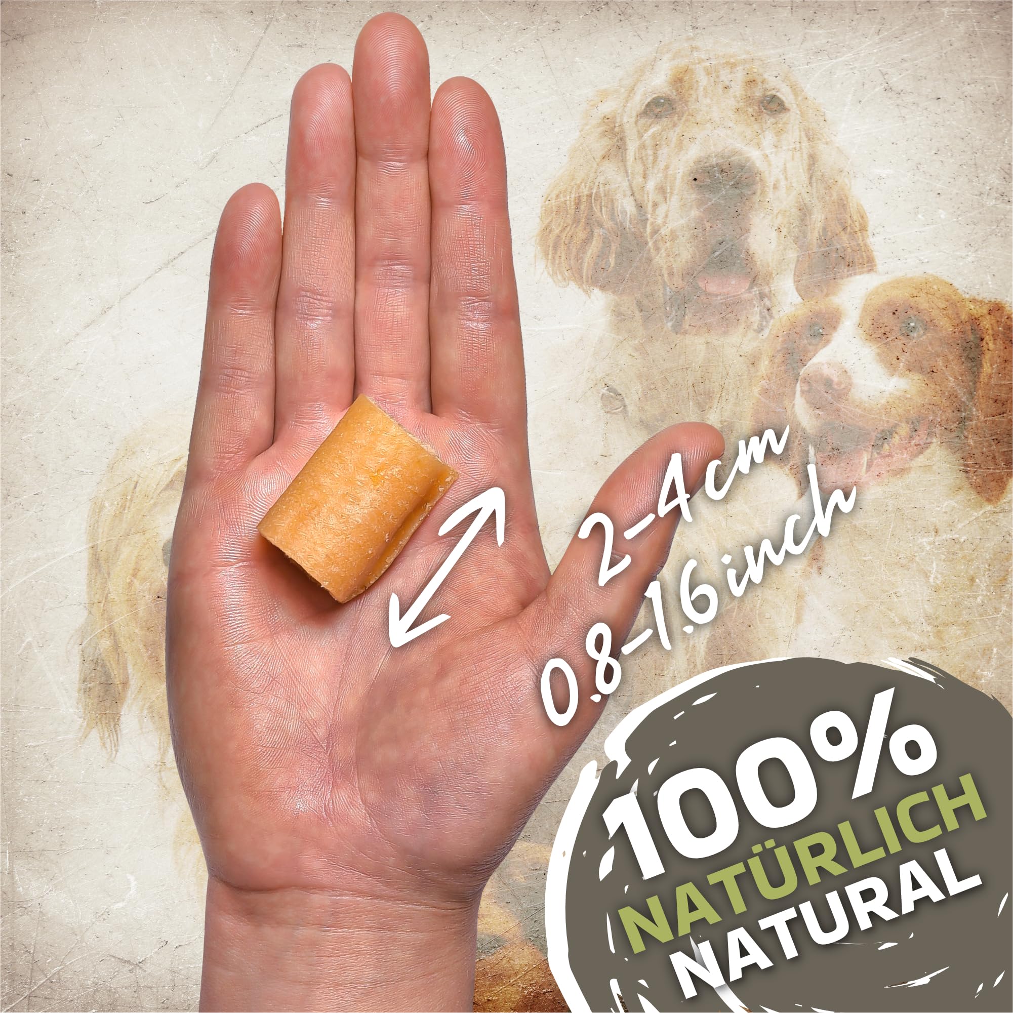 Pork Skin Chews 1kg (approx. 75-85 pcs), 1 kg (Pack of 1) - Image 2