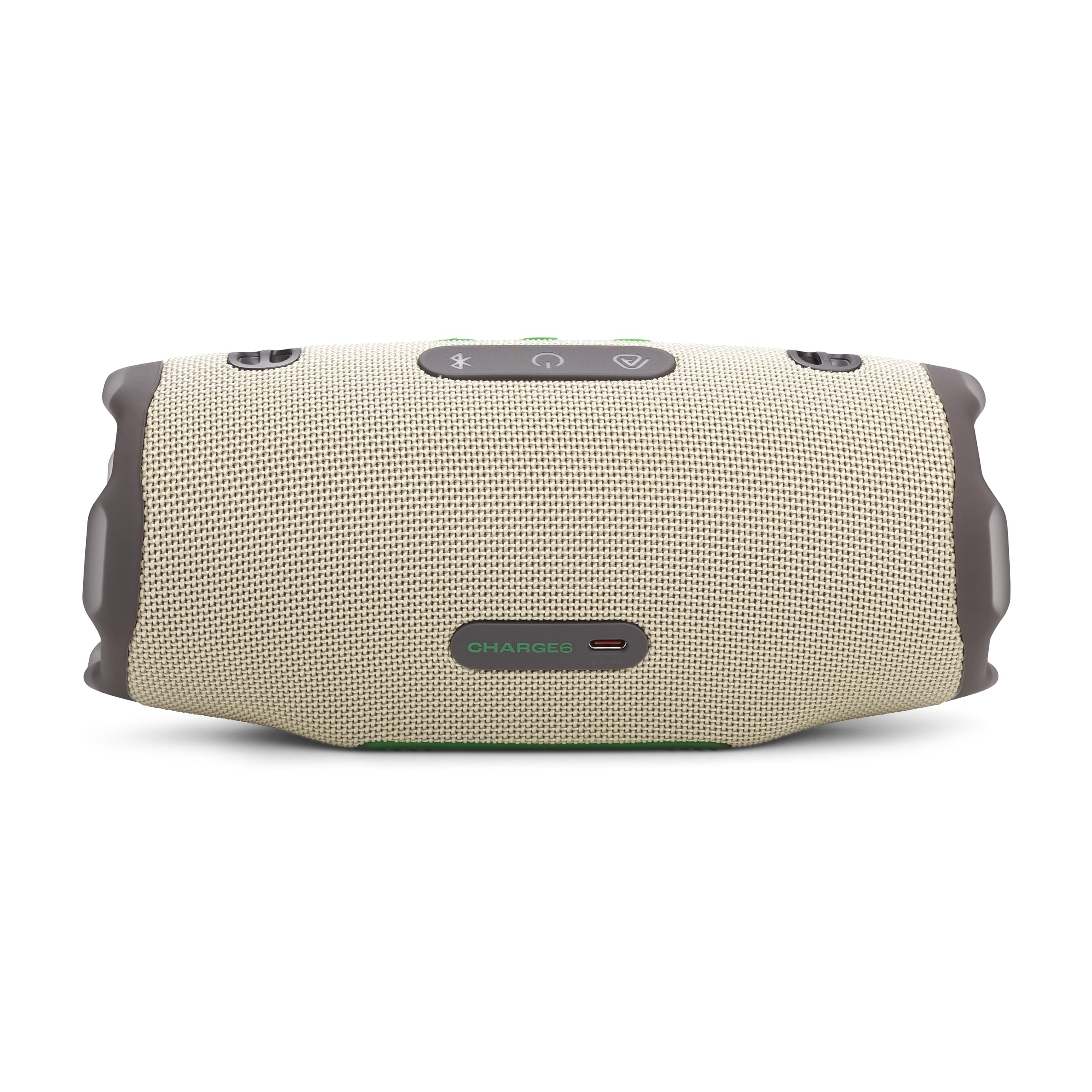 JBL Charge 6 - Portable Waterproof & Drop-Proof Bluetooth Speaker, Bold Pro Sound with AI Sound Boost, 28Hrs of Playtime, Built-in powerbank & Comes with a Sturdy/Removable Carrying Strap (Sand)