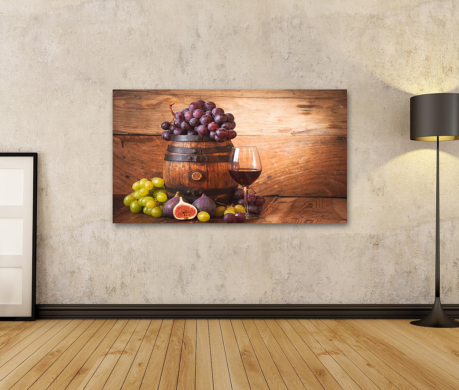 Islandburner Quadro Su Tela Cocktail 100x57 Cm - Stampe Arte Moderna Da Parete, Poster Con Frutta E Bar In Vetro, Made In Germany