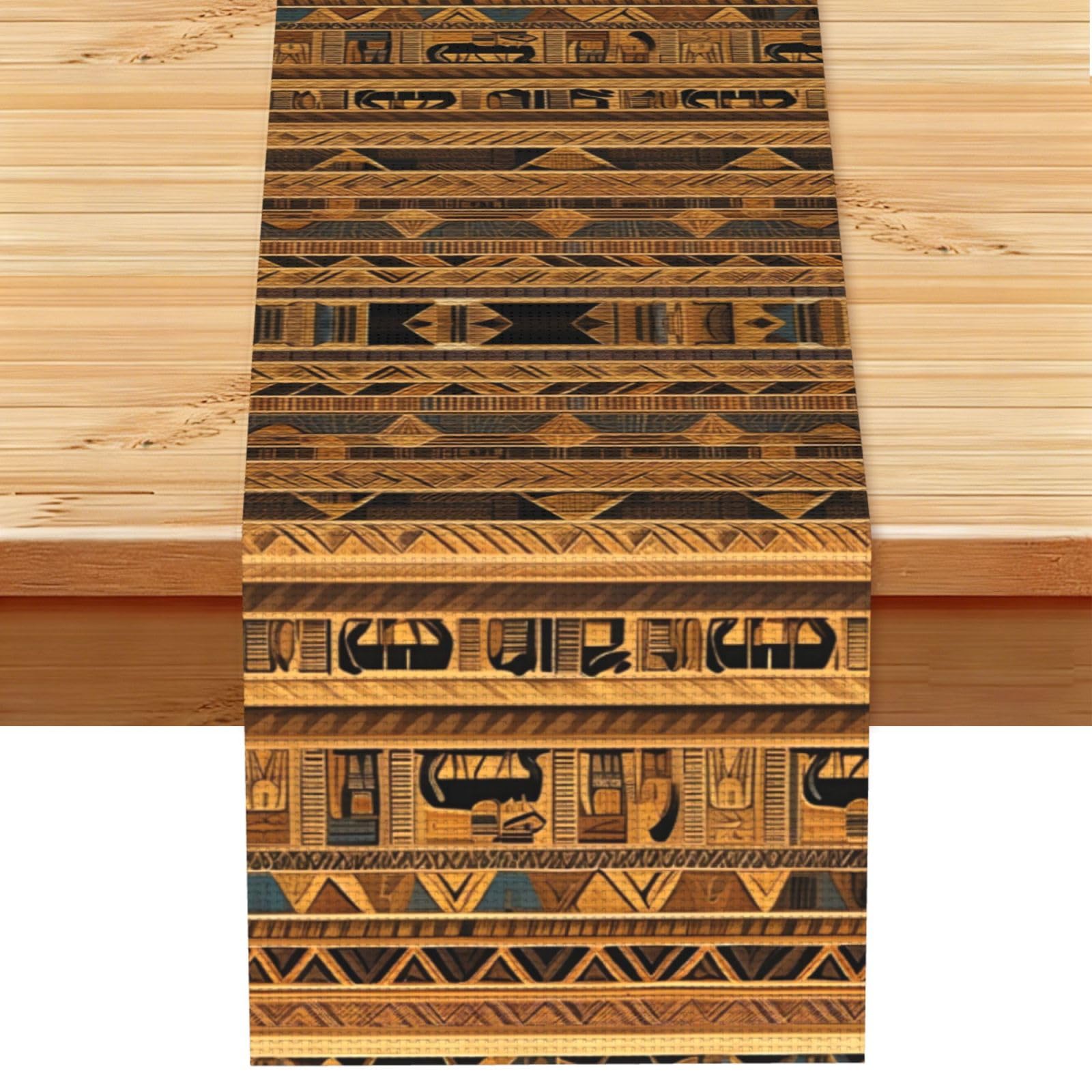 Egyptian frescoes Table Runner 13x72 Inch Dining Decor