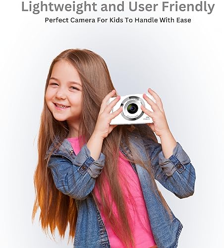 Miniatura 5 de Cámara digital 4K - Fotos de 48 MP, tarjeta SD de 32 GB y cordón incluidos, cámaras para fotografía, cámara de vlogging, cámara de película, mini