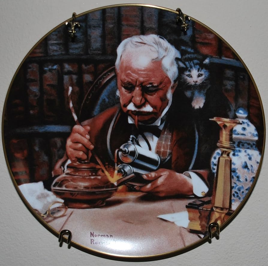 Amazon.com: The Tinkerer Collector's Plate By Norman