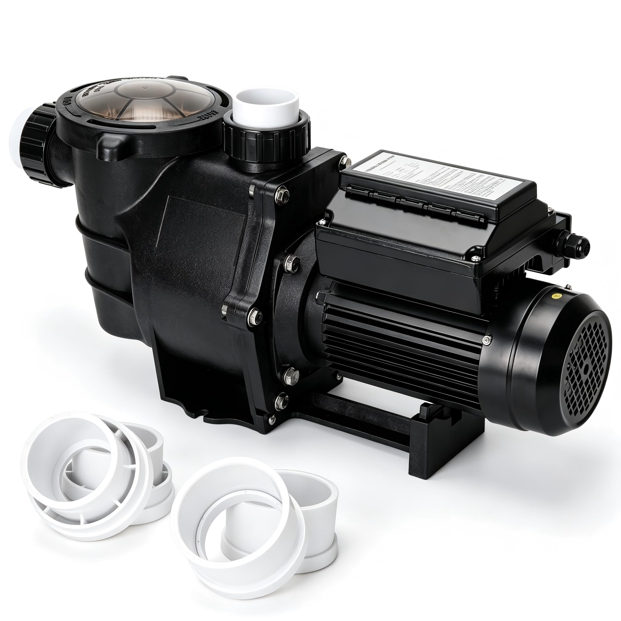Photo 1 of 1.5 HP Smart Variable Speed Pool Pump,6420GPH,220V-240V Energy Efficient Swimming Pool Pump with Self Priming,Filter Basket for In/Above Ground Pools,Programmable Timing,Silent Motor