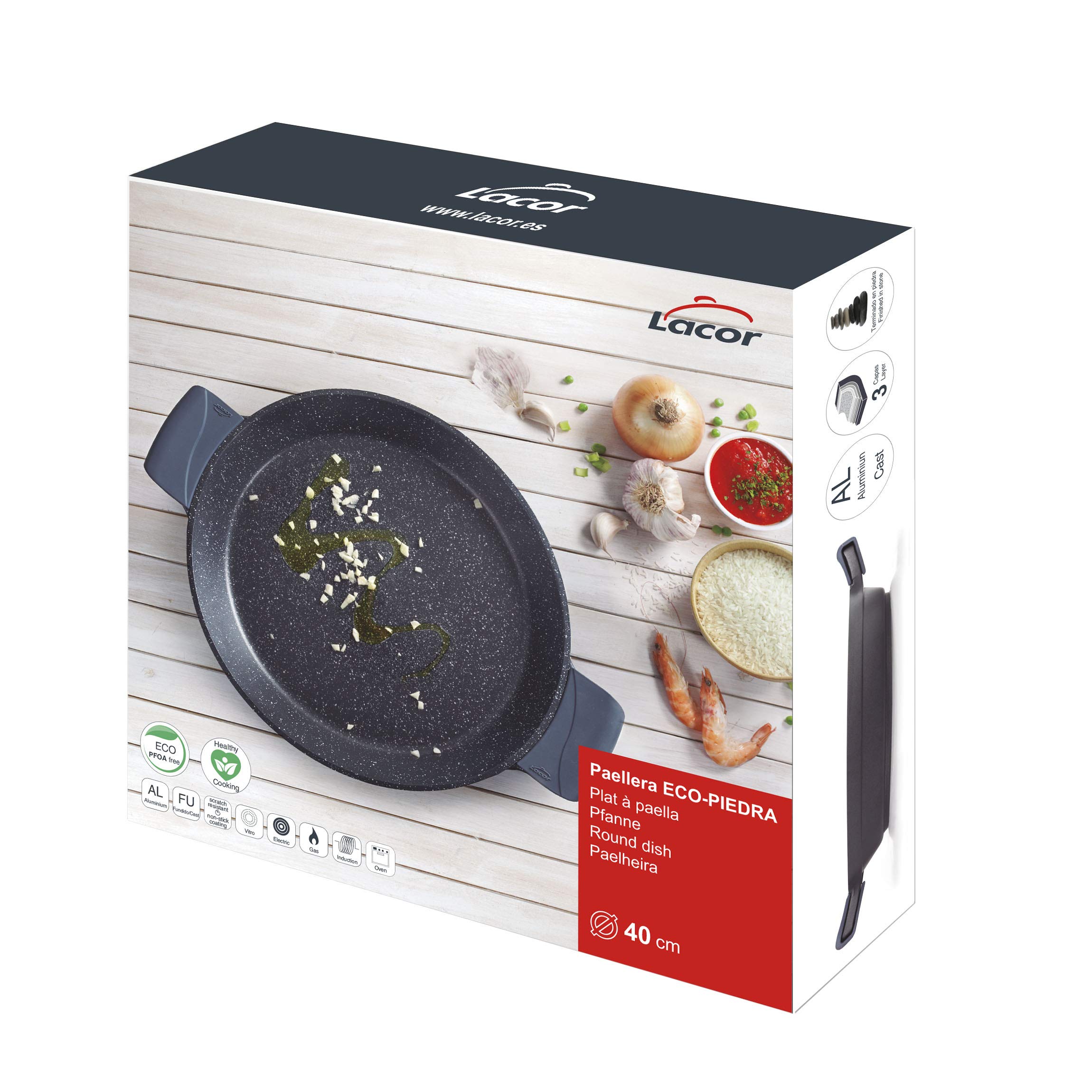 LACOR 25440 Paellera, aluminium
