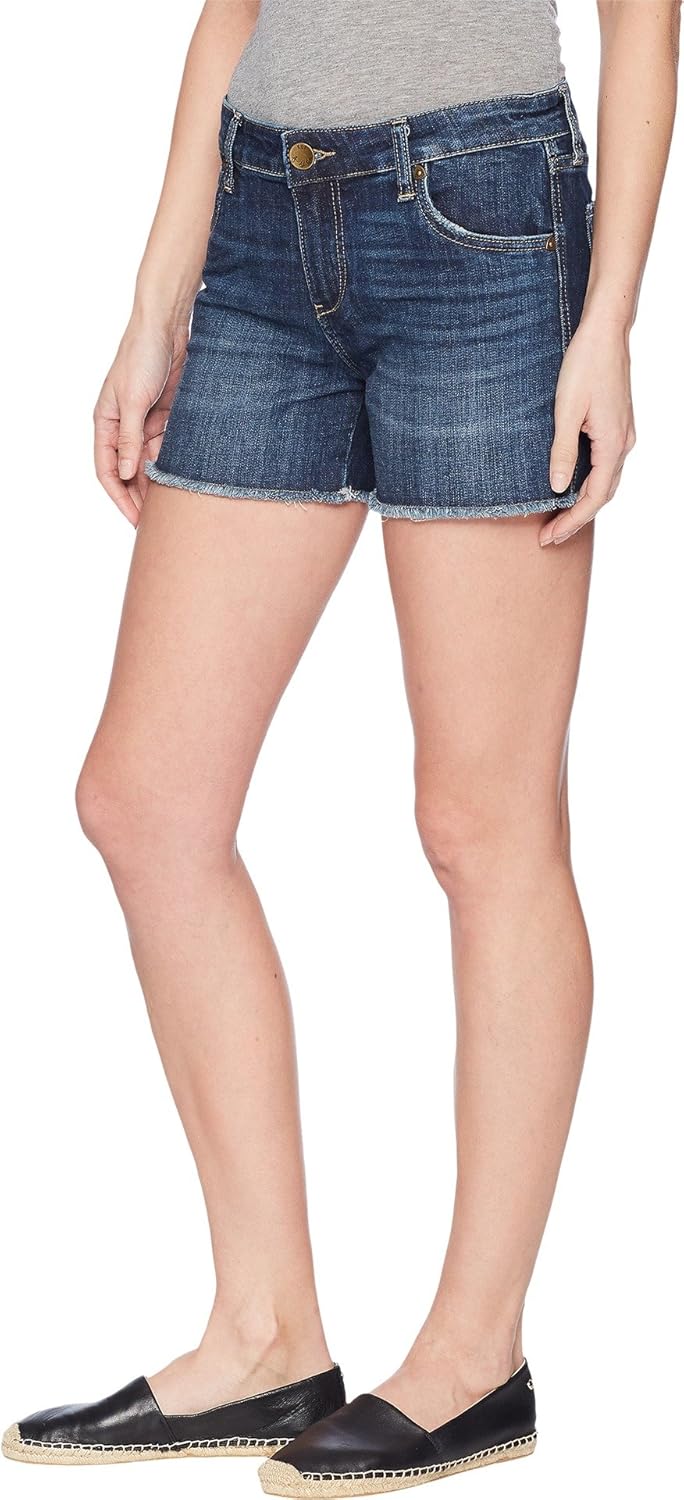 KUT from the Kloth Gidget Fray Jean Shorts - Image 2