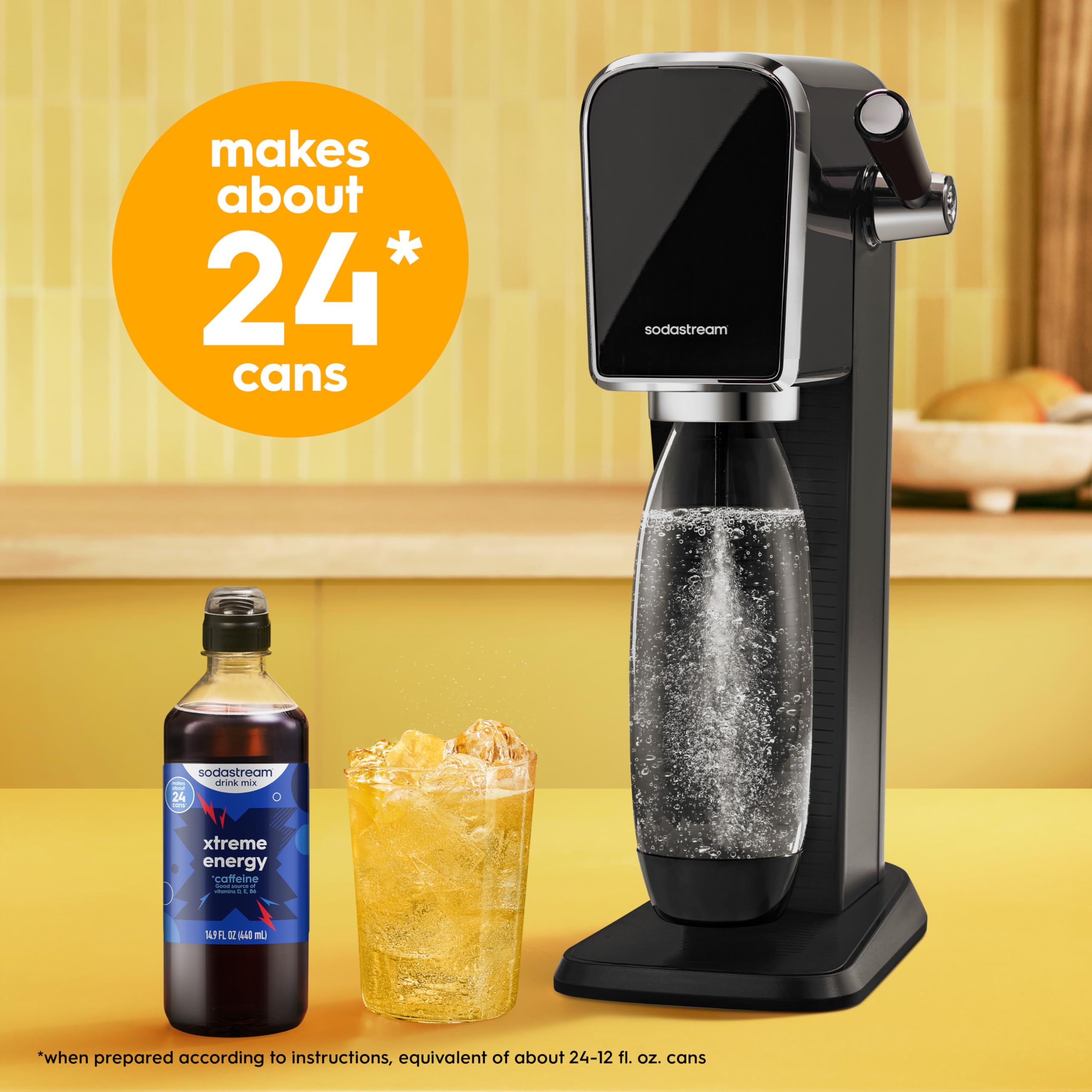 Amazon.com : Sodastream Xtreme Energy New Pour Bottle Drink Mix, 4