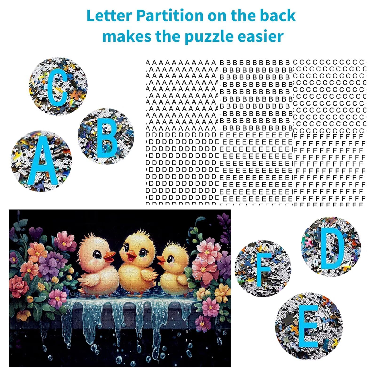 Puzzle 4000 sztuk kaczka puzzle dla dorosłych kwiaty 141x87cm Unikalne rzemiosło klasyczne 3D drewniana układanka do rodzinnych gier biznesowych, układanka zrób to sam do dekoracji ścian domu