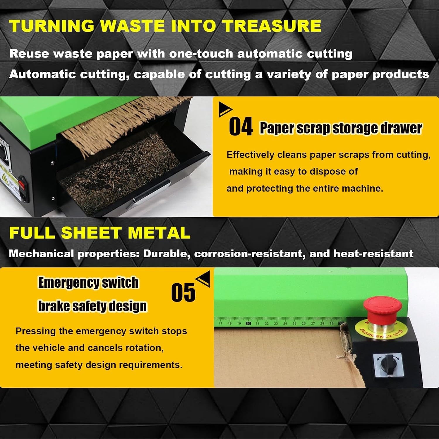 Corrugated Box Expansion Cutting Machine, 325 MM Waste Carton Cardboard Shredder, Honeycomb Packing Paper Maker, Kraft Expanding Pad Shredder Cutter (Random Color)