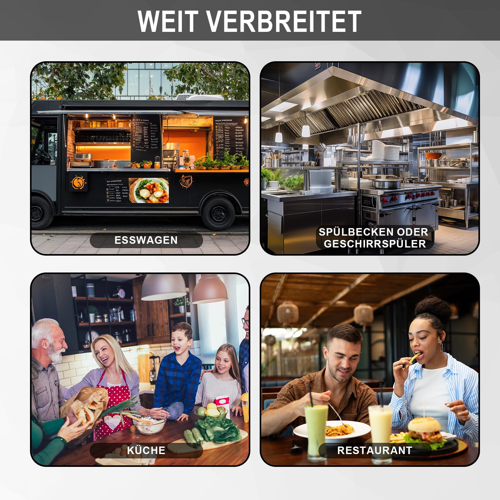 36L Fettabscheider, 40 x 30 x 30 cm Edelstahl Öl-Wasser-Abscheider, mit Einzelbohrung Verstärkter Vier-Stufen-Filter Fettabscheider Ölabscheider Fettabschöpfer für Küche Restaurant Spüle