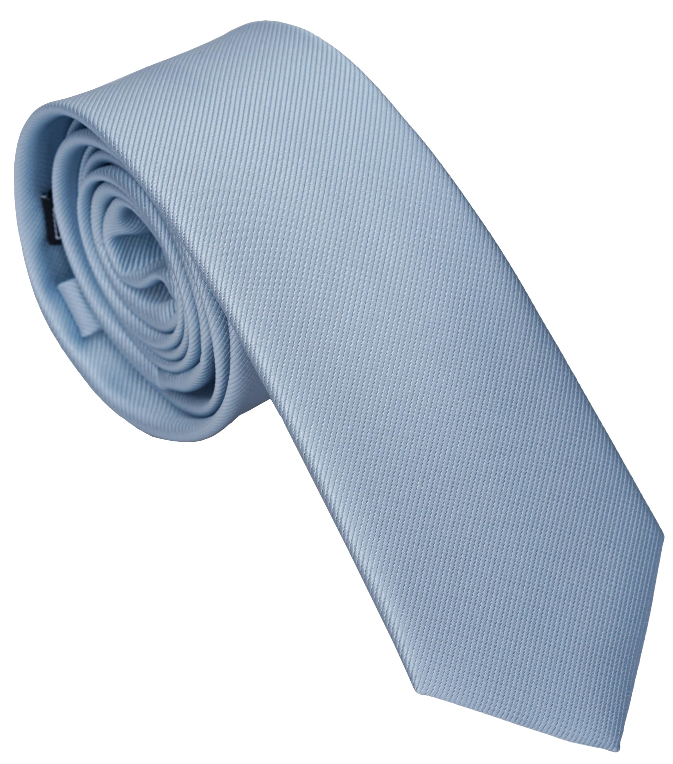 Skinny Ties for Men, 2.5-Inch Slim Neckties, Solid Color Packs